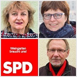 SPD-Fraktion: Doris Spieß, Birgit Ewert und Udo Mann