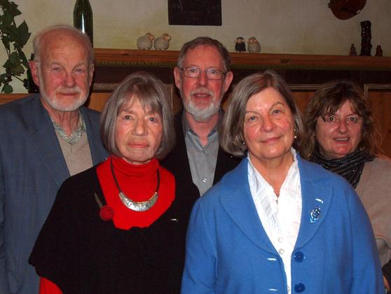 Dietmar Schillig, Ingeborg Geddert, Peter Didszun, Renate Schön-Lennartz und Doris Spieß (v.l.n.r.) Foto: Rudolf Bindig